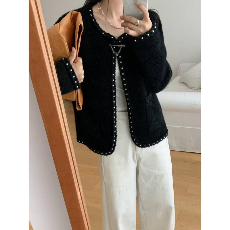 

Женский вязаный кардиган из искусственной норки, новый осенне-зимний темпераментный свитер-жакет для женщин one size fits all