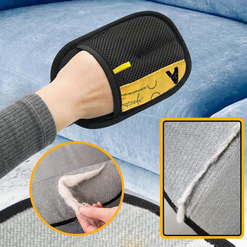 Cat Hair Remover Gloves 2Pcs/set Pet Static Hair Removal Gloves Reusable Grooming Brush Dog Cleaning Supplies Shedding Mitt