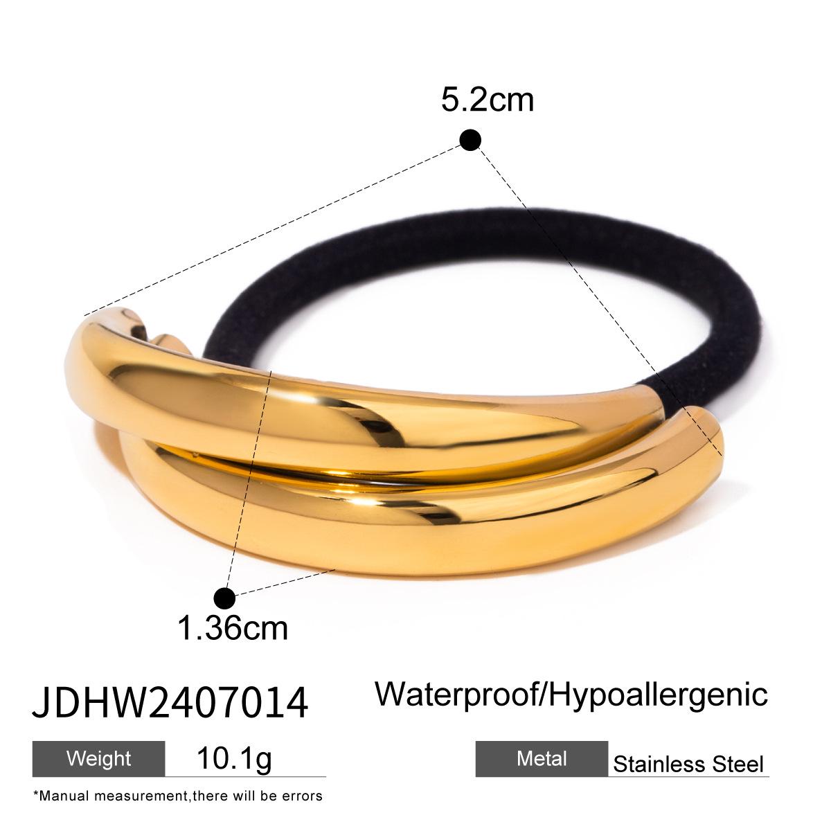 

Jieding Высококачественная эластичная резинка для волос из нержавеющей стали – Аксессуар для хвостика из титановой стали