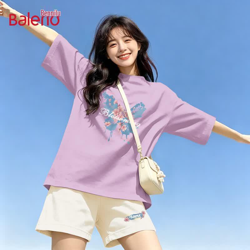 Baleno Women s 2026 Summer Casual Cotton Short Set M