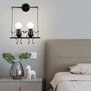 KAWELL Lighting Bracket Light, Doll Light, Wall Light, Bracket, Cute Indirect Lighting Fixture, Wall-Mounted Sconce, Cartoon Doll Gift Wall Lamp, LED