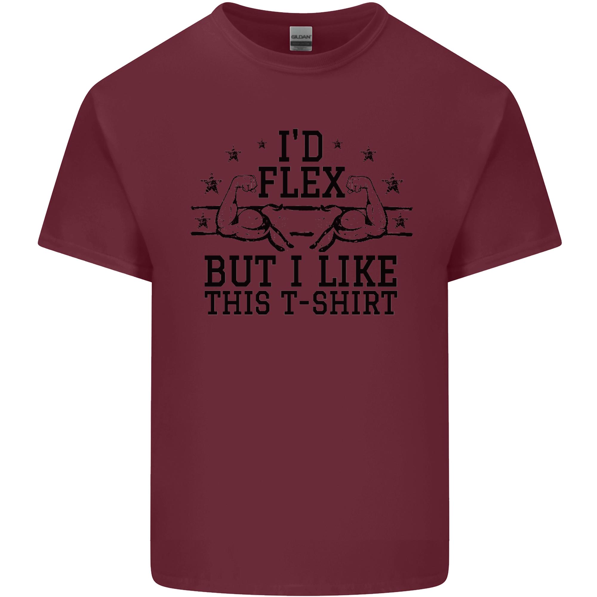 Gym Id Flex but I Like This Funny Unisexs Light Cotton TShirt S