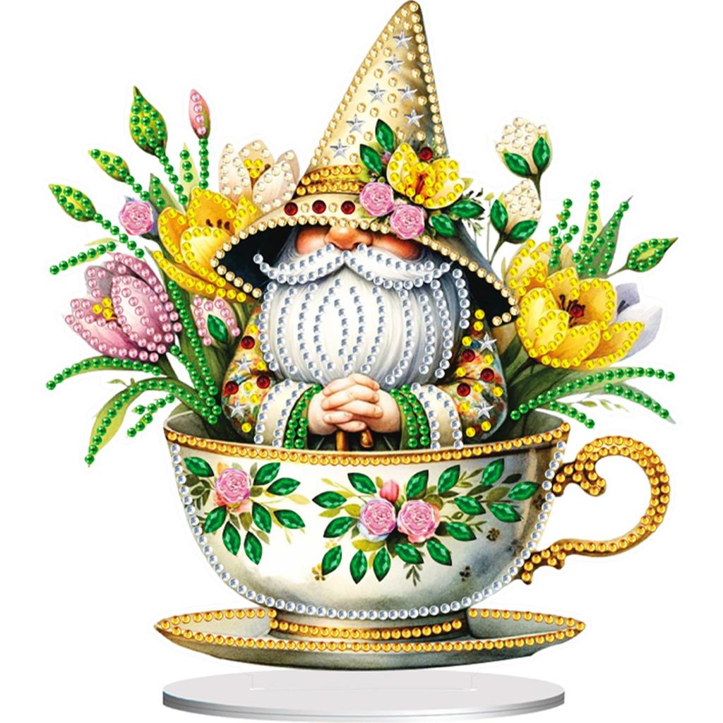 Acrylic Special Shape Butterfly Table Top Diamond Painting Ornament Kits Diamond Painting Desktop Decors for Home Office Decor