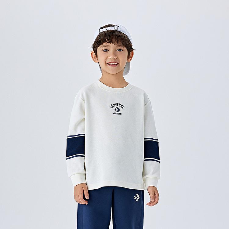 Converse T Shirt Classical Style White Children Aged 3 7 Years Old CV2512418PS-001