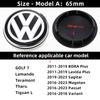 VW Polo Golf 4 5 Valve Stems Caps 4Pcs Volkswagen Wheel Center Cap Car Hub Cover Accessories For VW GTI Polo Golf Passat Tiguan Arteon Touareg Ta zs6