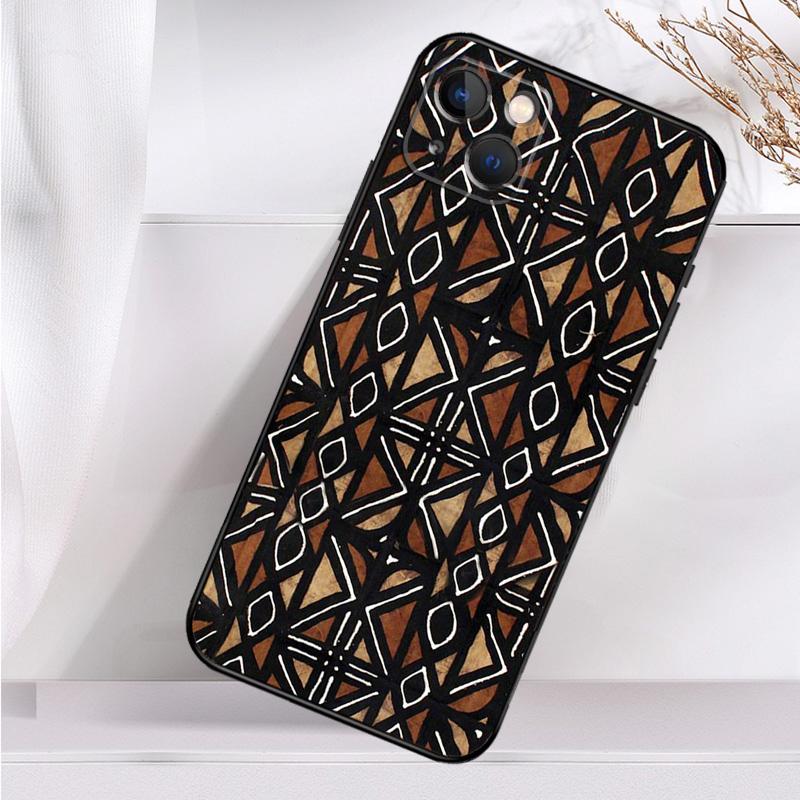 African Wax Print Design Shockproof Case For iPhone 17 Pro Max 11 14 15 16 Plus 12 13 Mini 16e 17 Air Phone Cover