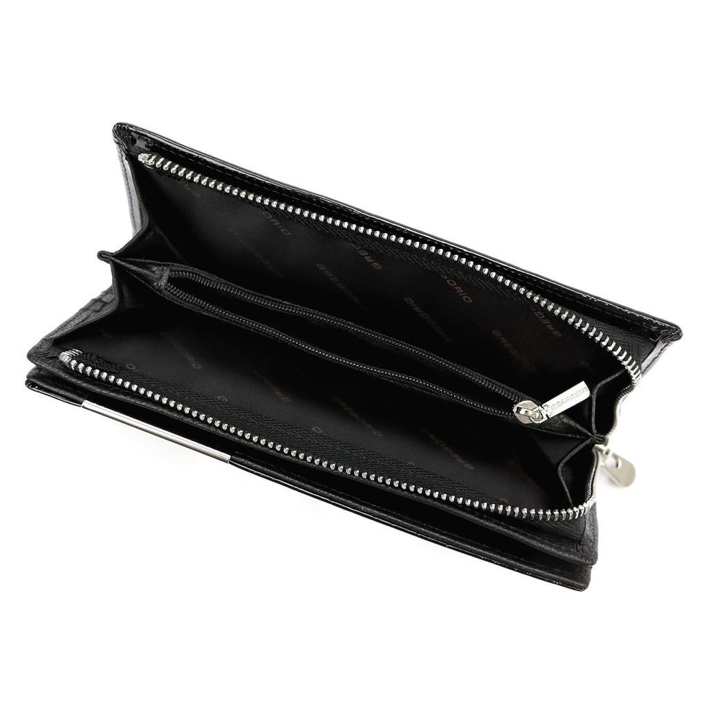 Women's Wallet with a Crocodile Skin Motif Gregorio
