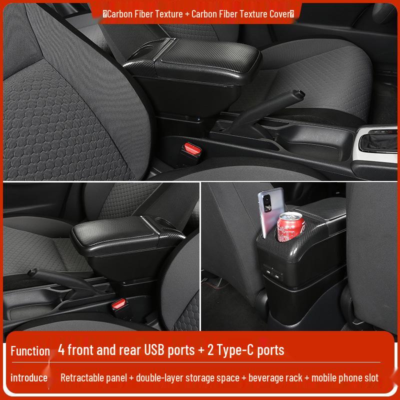 GAC Honda City Central Armrest Box: Interior Modification Accessory