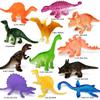 "1-9 inch Plastic Animal & Dinosaur Model Toy Set"
