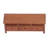 Miniature TV Cabinet Simulation Drawers Design Decorative Wooden Furniture Model for 1Celsius12