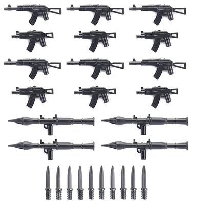 Jouet Blocs d'Armes MOC Pour Figurines d'Action Accessoires Minifigurines Pièces de Construction Armée Militaire Blocs Éducatifs Jouets pour Garçons