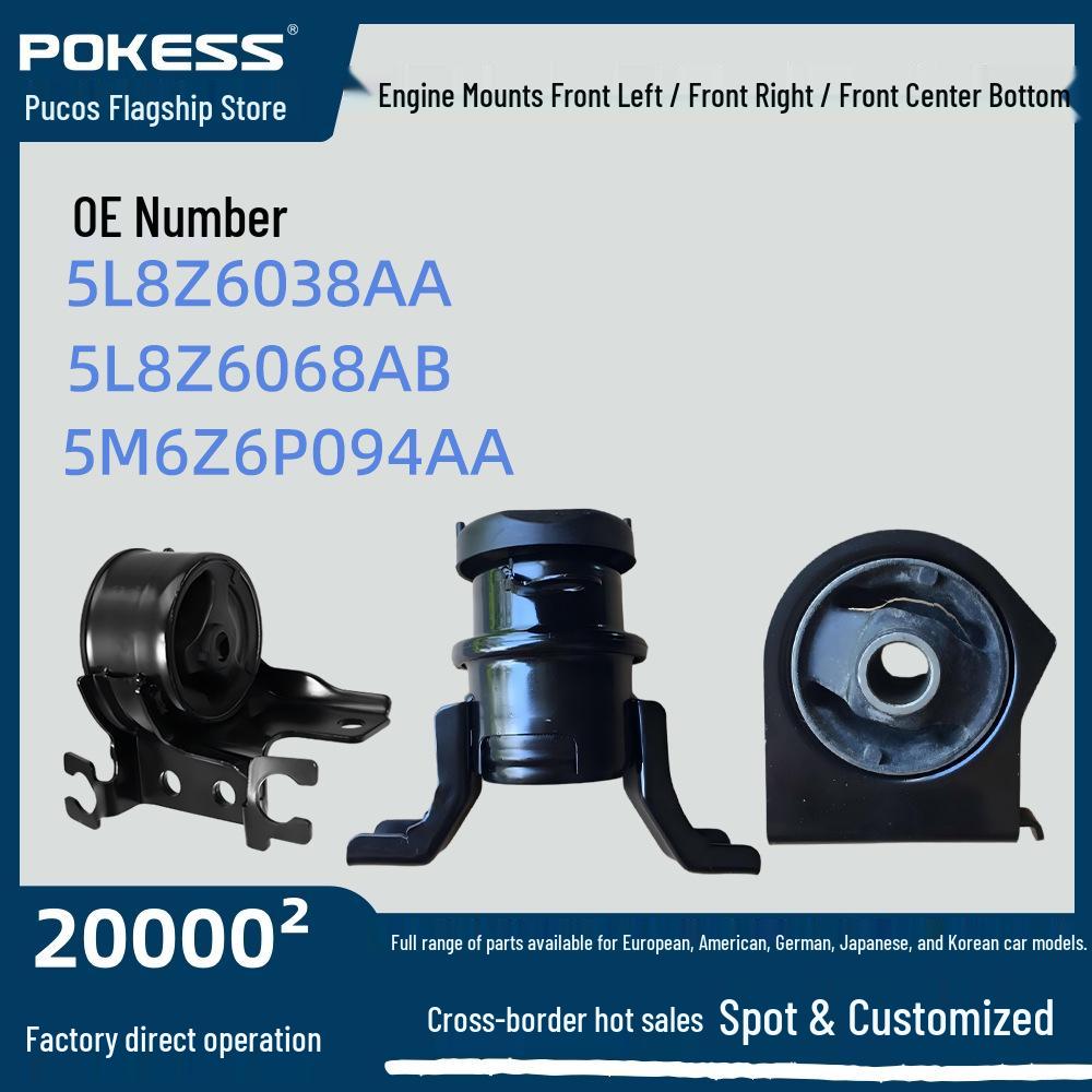

Резиновая подушка двигателя для Ford Escape 2005 г. 3,0 л, номер детали. 5L8Z6038AA/5L8Z6068AB Engine Mount Front Left 05-07