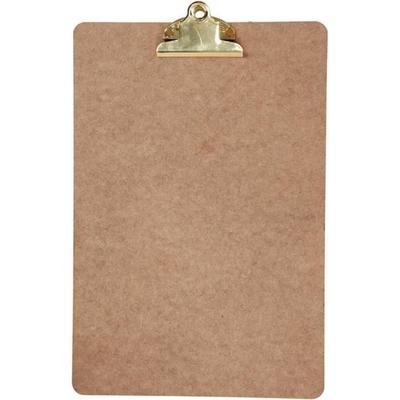 Klemmbrett - Messing - 23 x 34 cm - Personalisierbar - Elegant - Unisex