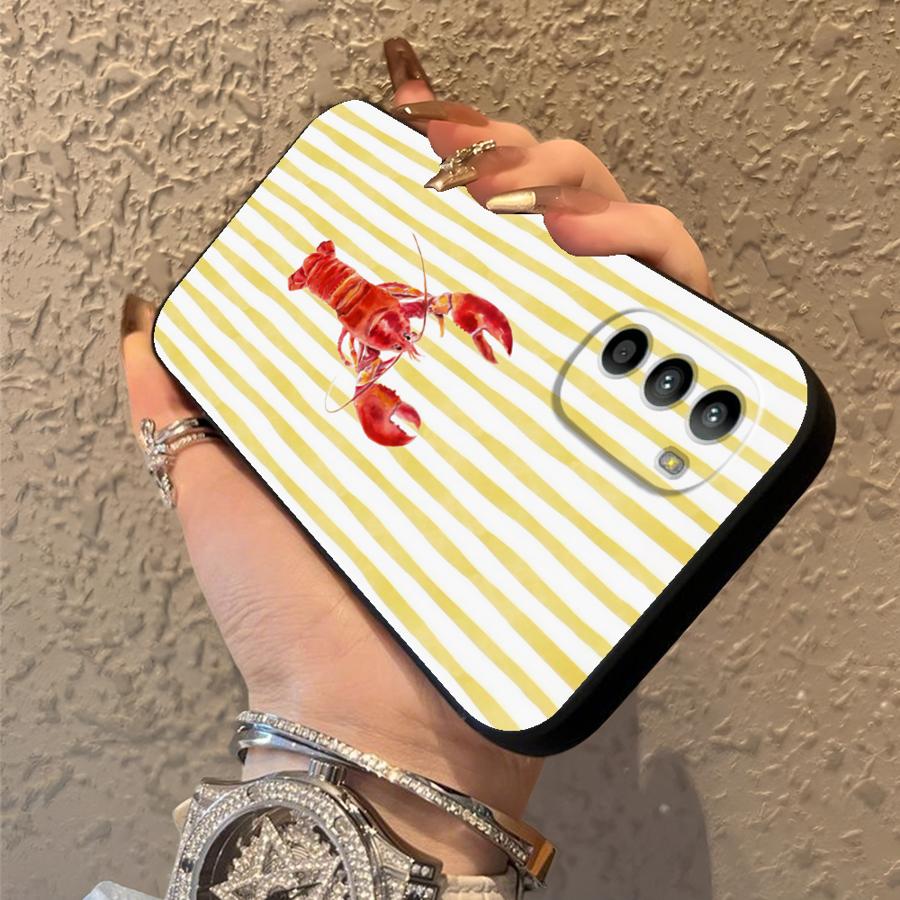 Case for Moto X30 Pro S30 Pro Edge 20 30 Soft Back Phone Cover Marine Animals