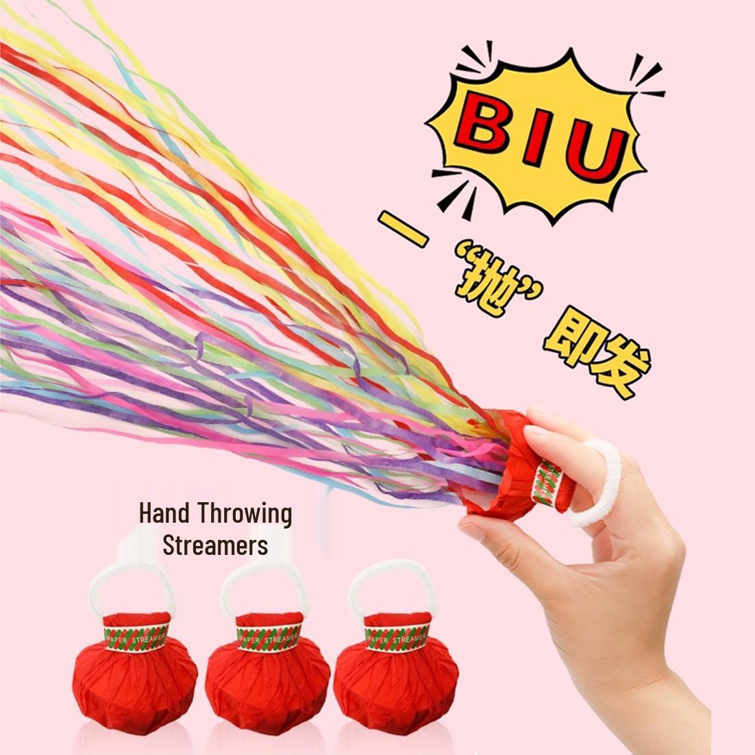 Wedding Confetti Handmade Color Strips & Housewarming Fireworks Bracelet Single Confetti