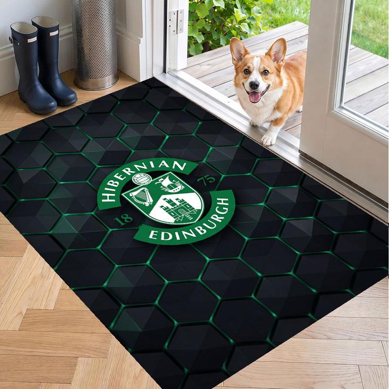 Soft Floor Carpet Hibernian FC Pattern Area Rug Decorative Mat For Home Room Decoration