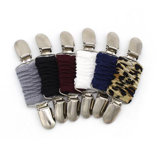 Clip per Maglione Bocca d'Anatra Elastico Geometrico Flessibile Fermo Decorazione Abbigliamento Gioiello Regalo Donna Scialle