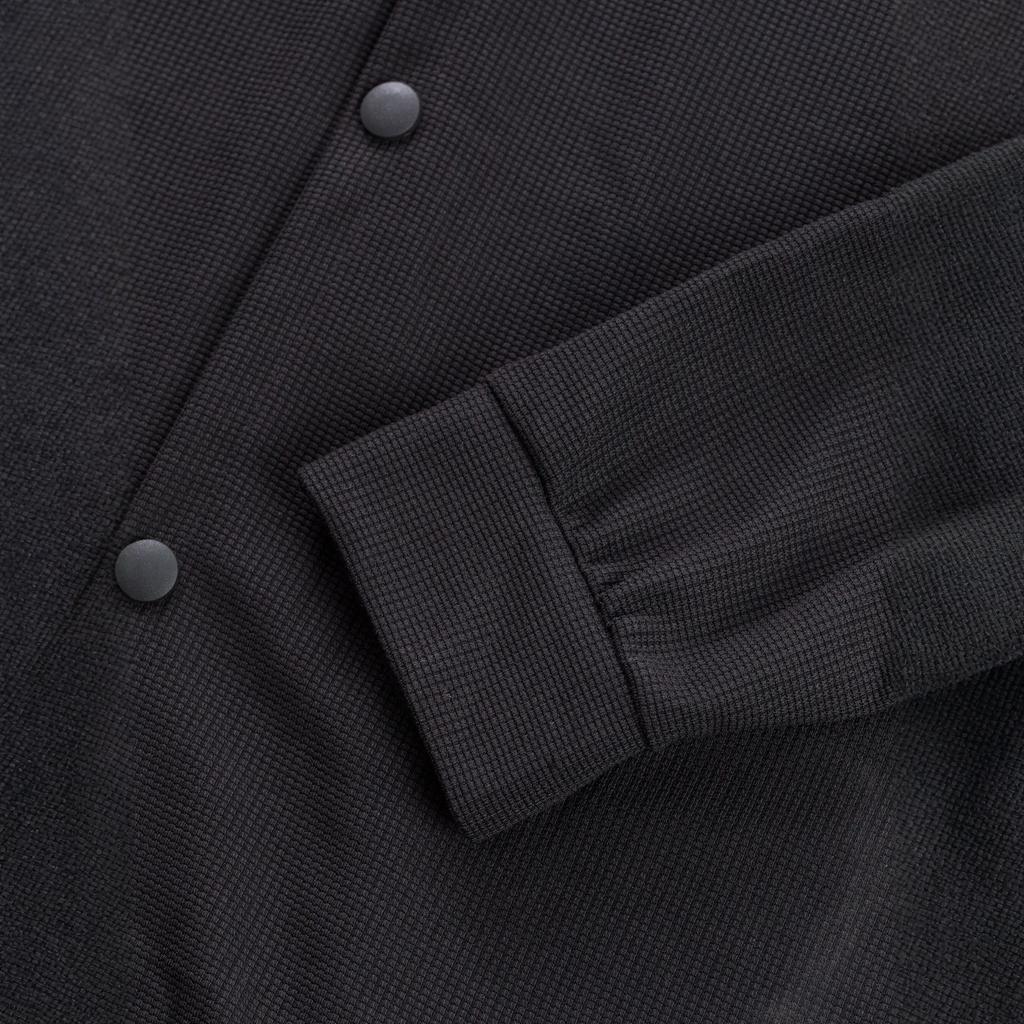 Stylish Men's Casual Jacket, Color, Faux Pockets, Buttoned Collar