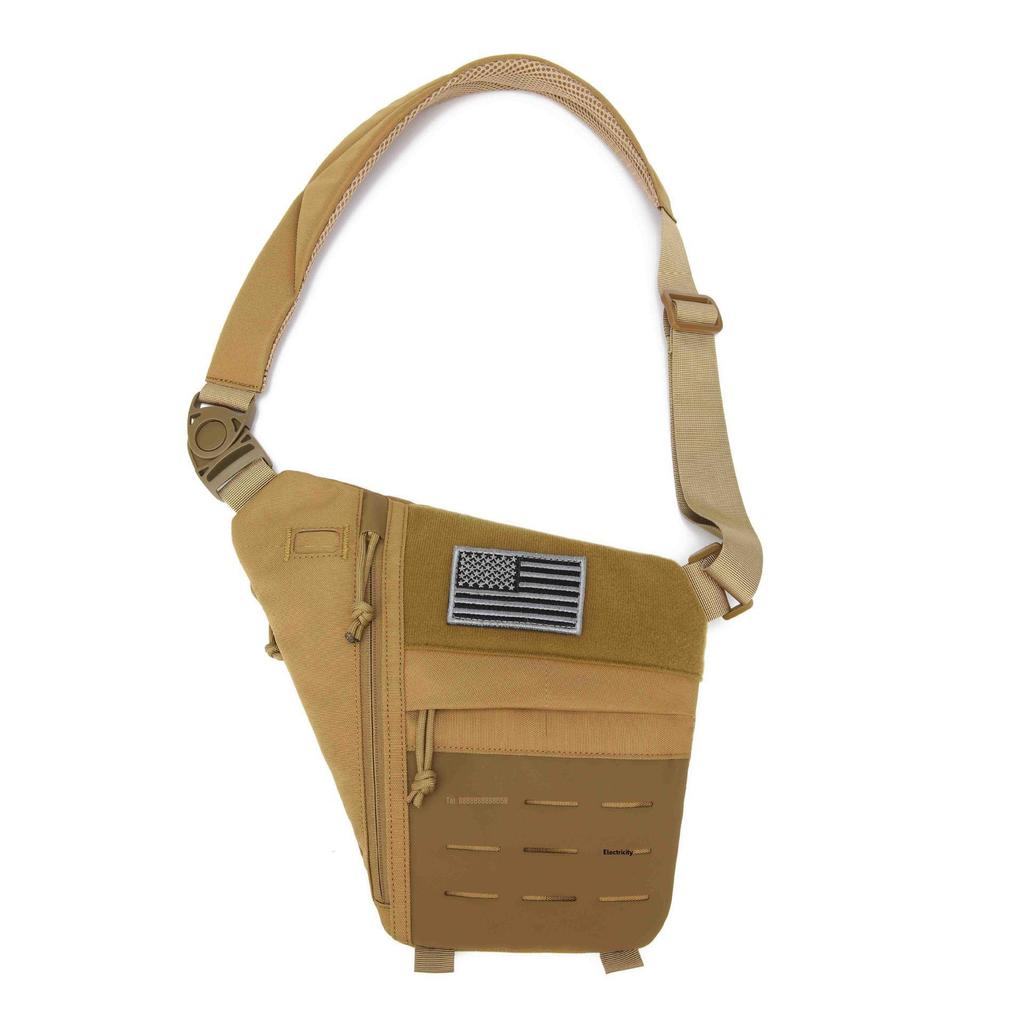 Men's Tactical Lightweight Crossbody Chest Bag for Outdoor Sports