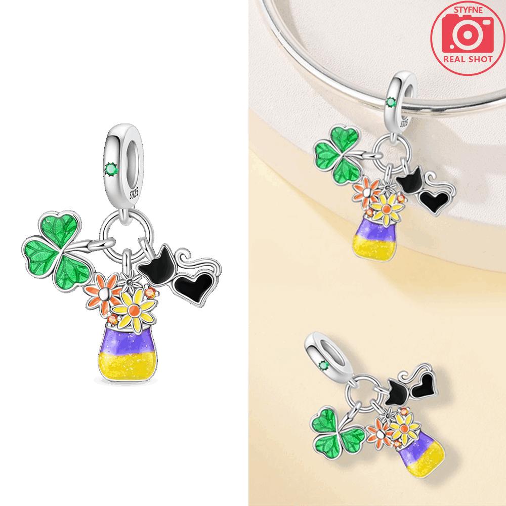 Authentischer Kupfer Dreamy Pink Bunter Perlen Magischer Pilz Sonne Mond Engel Anhänger Perlen Charms Kompatibel Mit Armbändern Damenschmuck Diy Geschenk