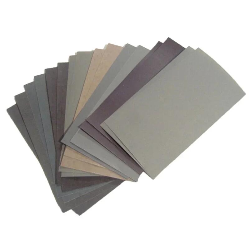 Grit Sand Paper Water/Dry Sanding Paper Abrasive Tools 15Pcs/Set Sandpaper