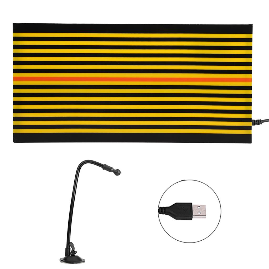Strumento di Rimozione Ammaccature Senza Verniciatura, Pannello Riflettente con Linee e Luce LED, USB