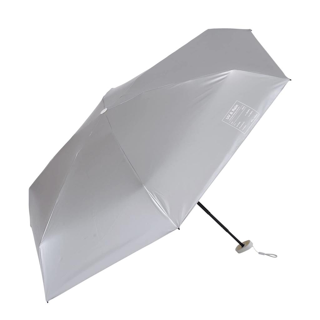 Nifty Colors Folding Light Minimum 2386SV Umbrella, 6-Tier Blocking, Mini,