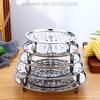 Stainless Steel Separated Steaming Rack Thickened Sturdy Durable Multifunctional Detachable Steamers Household Kitchen Tool