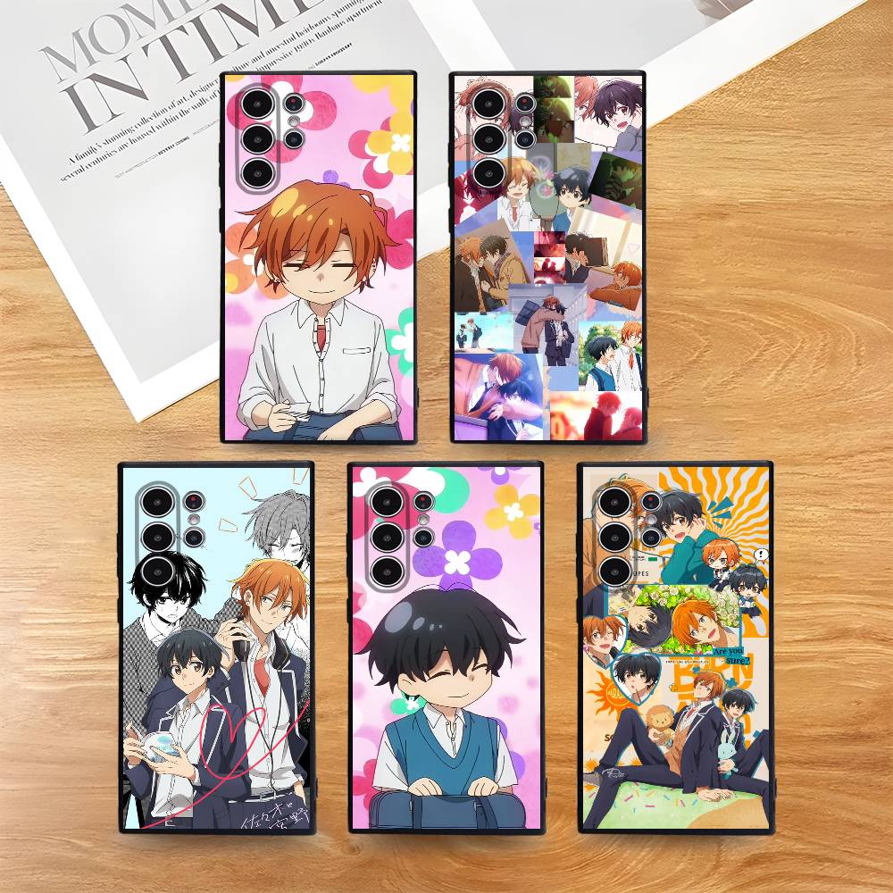 S-Sasaki and Miyano Phone Case for Samsung S series s21 s22 s23 s24 s25 FE Plus Ultra TPU Soft to Skin-friendly case