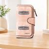 Prologic long zipper wallet, large-capacity card holder, unisex clutch bag, stylish zippered coin purse, suitable for daily use, a great gift for