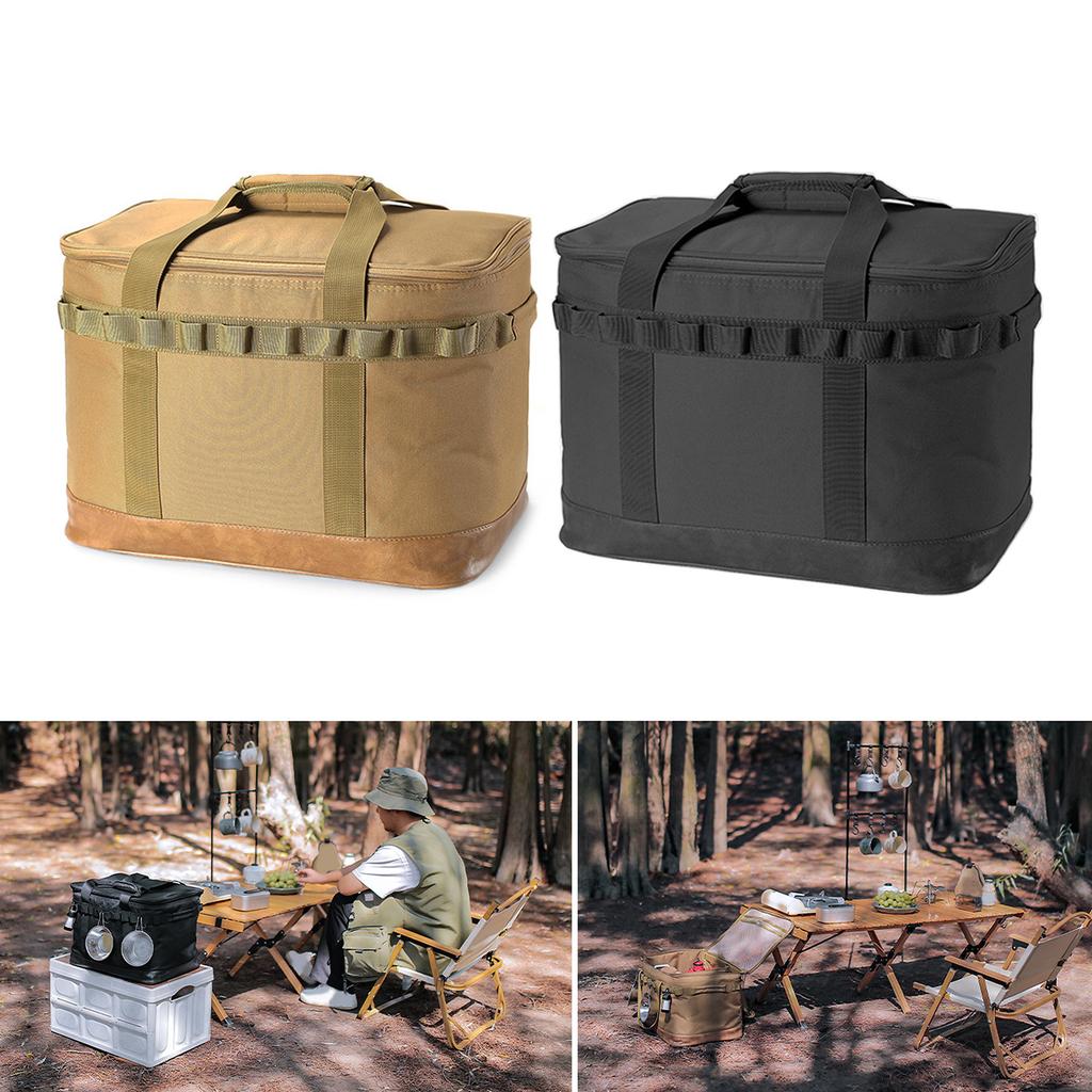 Outdoor Camping Cookware Storage Bag Camping Kitchen Barbecue Tableware Tools Bag Picnics Oven Bag Luggages Storage Bag