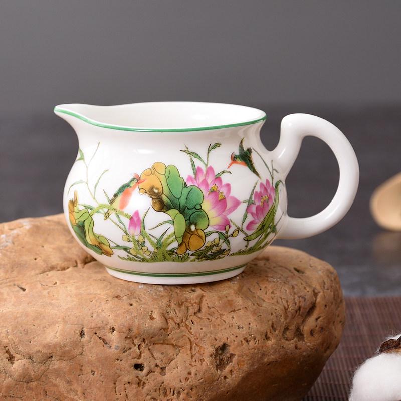 Blue & White Porcelain Tea Pitcher Gong Dao Bei 170ml for Kung Fu Tea Sets