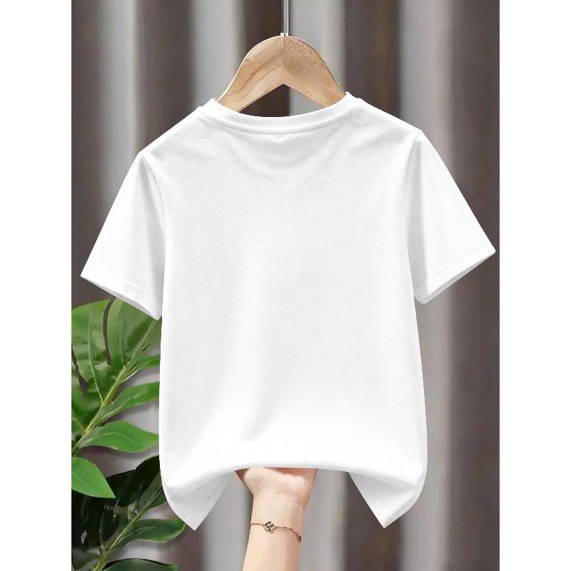 Kids Crewneck Short Sleeve T-Shirt, Summer Fruit Plant Graphic Print