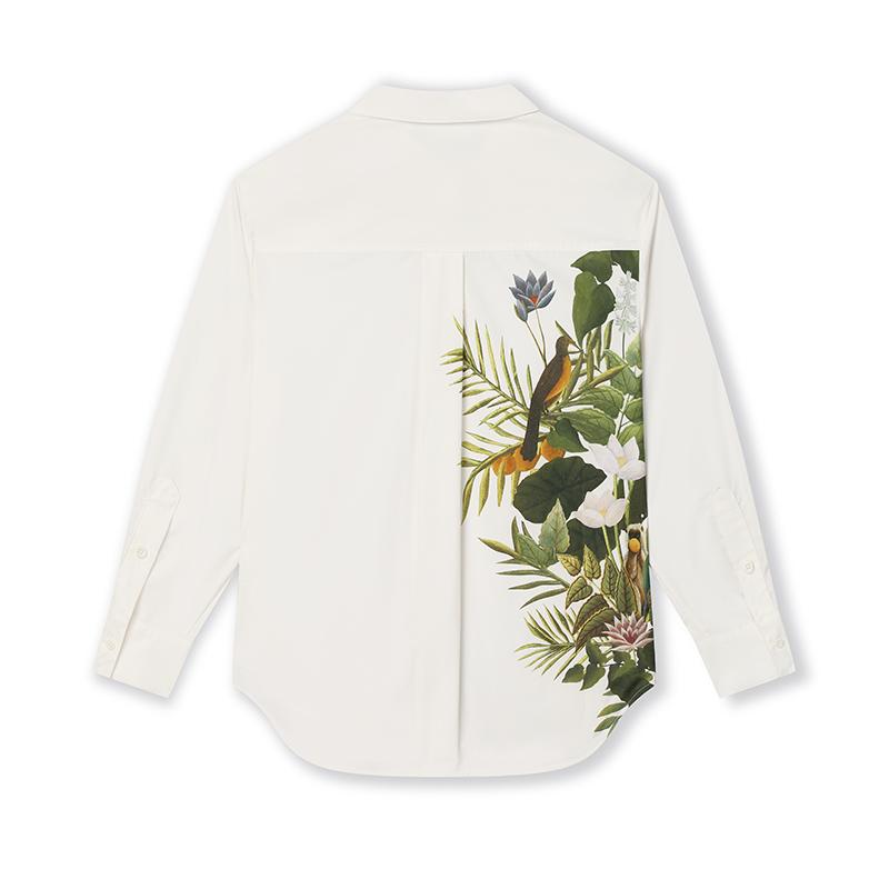 New FILA X LUSUO Shirt Women's Oat Beige F11W448405FBG