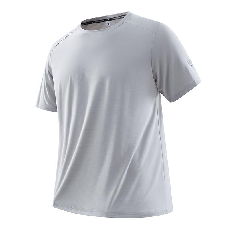 Ice Silk Quick-drying Casual Sports Short-sleeved T-shirt Plus Size Men's Clothing