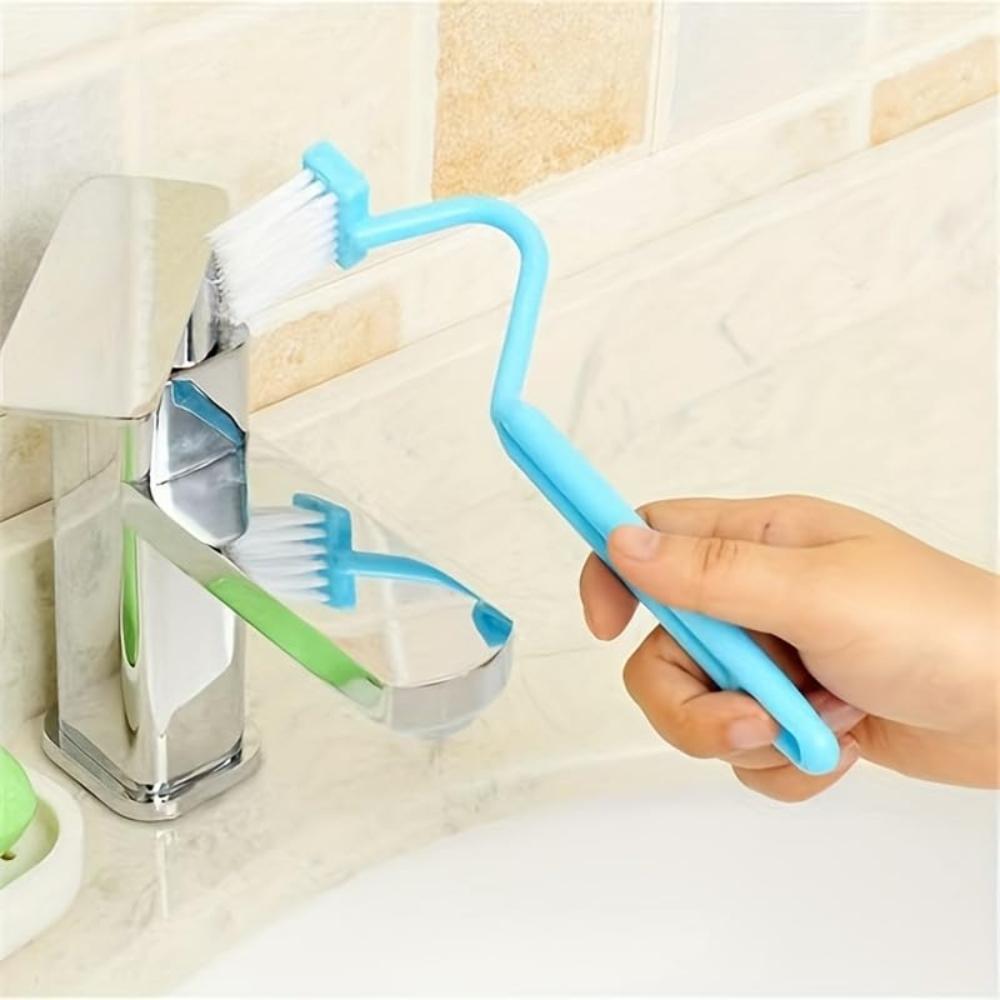 3PCS/Curved Toilet Long Handle Household Toilet Brush Extended Cleaning Brush Dead Angle Curved Inner Brush Deep Cleaning Tools