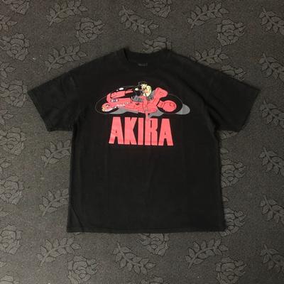 Frog Drift Akira Fashion Streetwear Quality Graphics Printed Vintage Clothing 100%Cotton Loose Casual Tees Tops T Shirt For Men