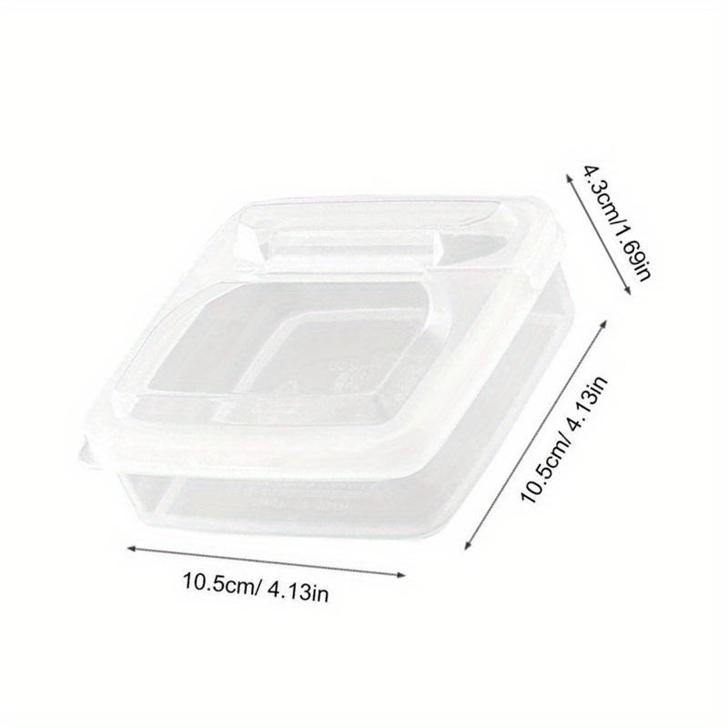 3pcs Butter Cheese Storage Box Portable Refrigerator Fruit Vegetable Fresh-keeping Organizer Box Transparent Cheese Container