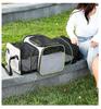Pet Bag 1PC Cats and Dogs Chest Breathable Folding Portable Trolley Double Shoulder Handheld Crossbody Outdoor Bag Pet Products