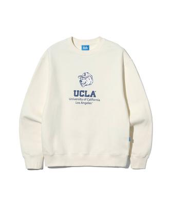 UCLA Unisex Ucla Fleece-Lined Bear Sweatshirt [Cream](Uc2Ltk2)