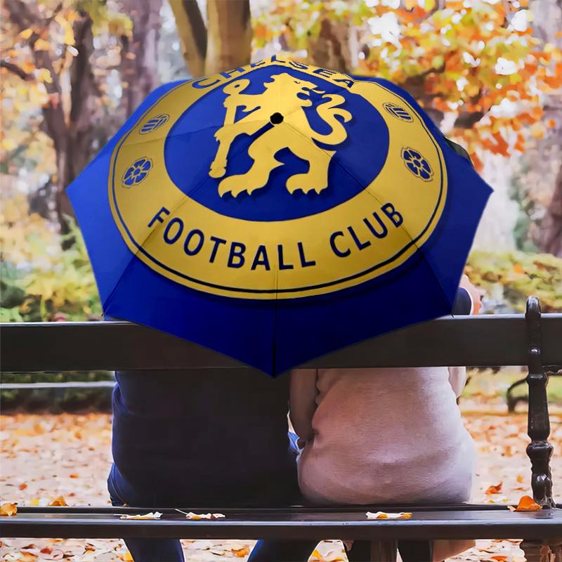 Golden Lion Chelsea FC Folding Umbrella Durable Portable Umbrella Light Travel