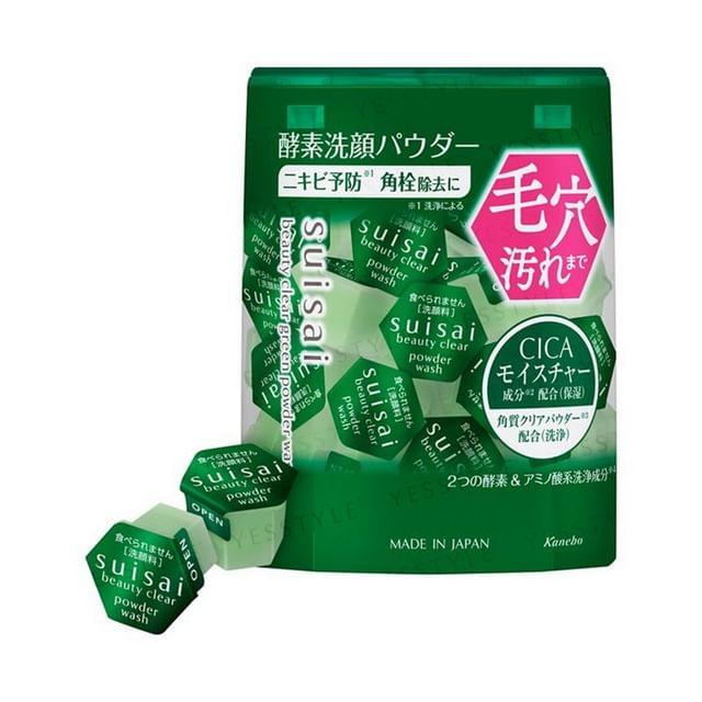 Kanebo - Suisai Очищающий порошок для умывания Green 15 pcs