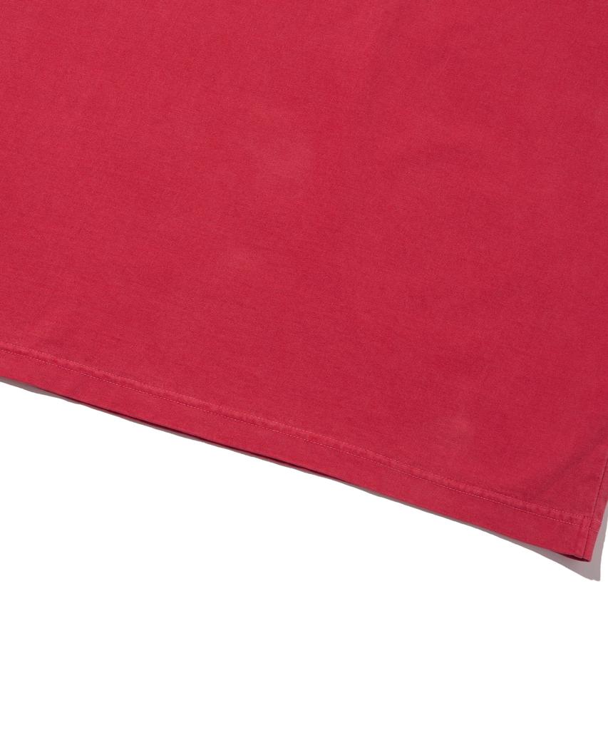 CARGOBROS Pigment Overbox Short Sleeve Tee (Red)