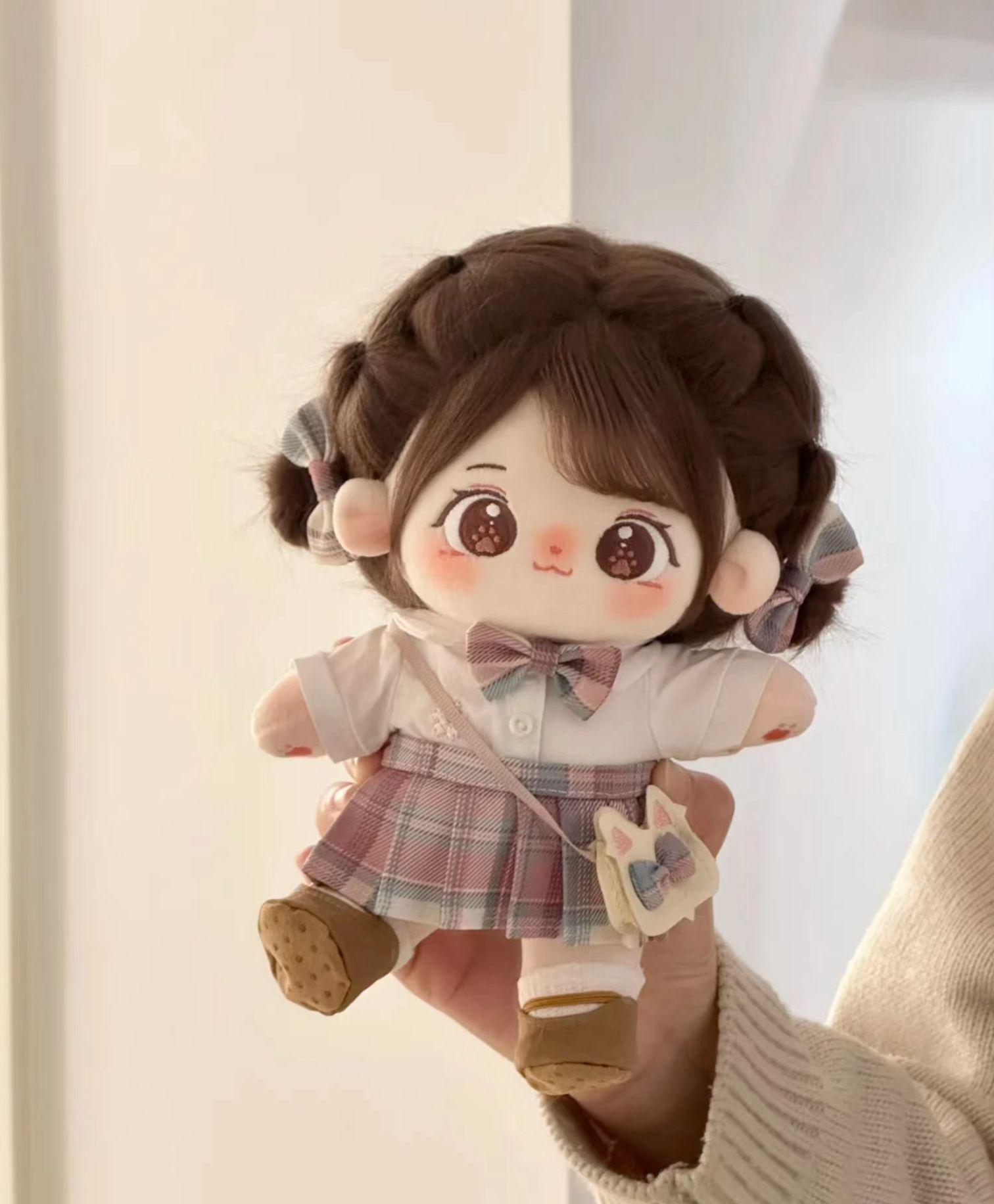 

Плюшевая кукла Мяо Мяо 20 см со сменной одеждой – Идеальный подарок для девочек 20cm Miaomiao Skeleton Installed