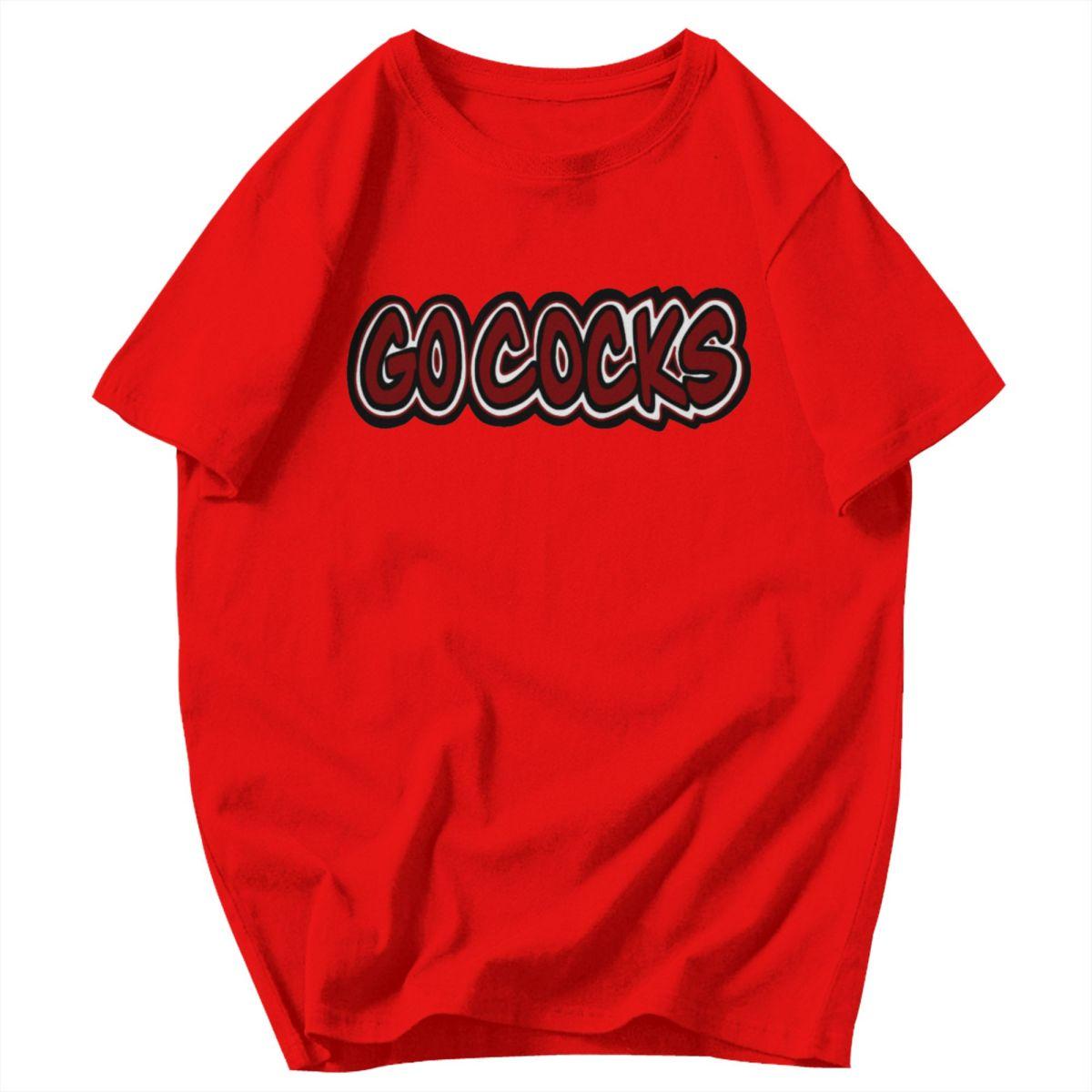 Men T Shirt Gamecock Trending Summer Y2K Graphic Customized Unisex Clothes T Shirts S