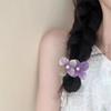 Orchid Flower Flower Hair Clip Pearl Bohemia Headwears New Orchid Hairpin  Girl