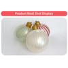 55*40cm Giant Inflatable Christmas Balls PVC Giant Big Large Balls Xmas Tree Decorations Toy Outdoor Xmas Holiday Yard Lawn Balls