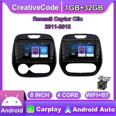 8 Inch For Renault Captur Clio 2011-2018 With Button Knob Android Car Radio Multimedia Player Navigation Stereo GPS 2 Din 1+32GB