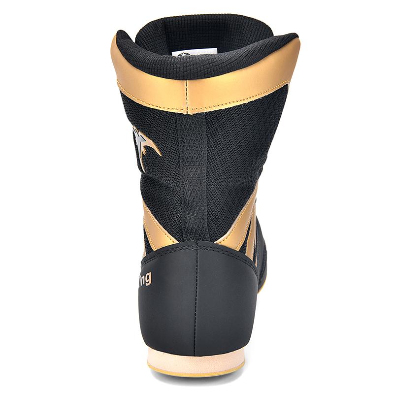 Boxing Wrestling Shoes Men's Outdoor Male Training Sneakers Large Size Black White Gym Professional Flighting Trainer