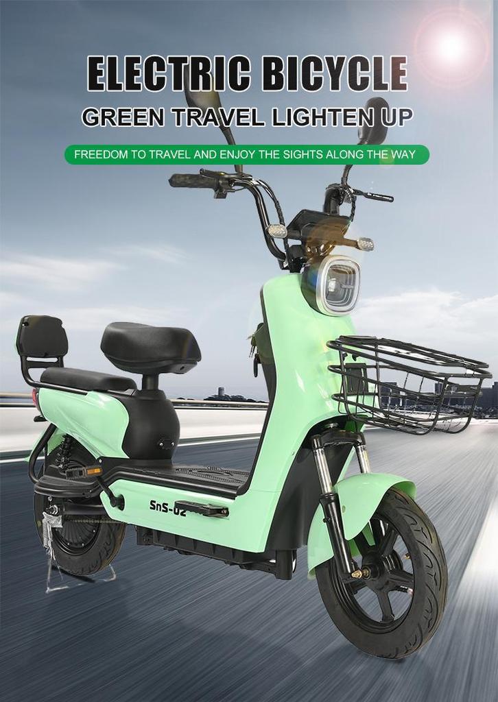 48V 350W Affordable Mini Electric Commuter Bicycle for All Ages